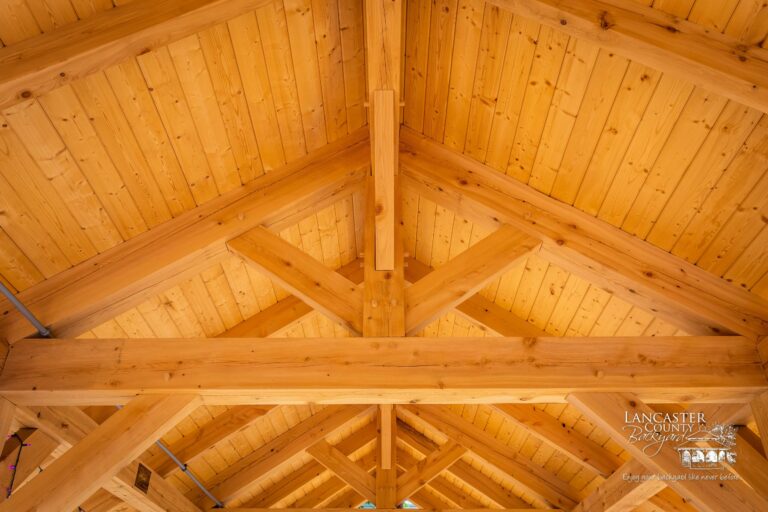 post and beam timber frame pavilion wood ceiling
