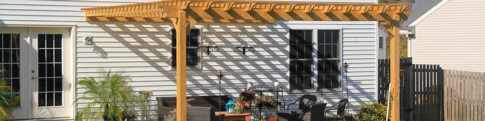 2022 Wooden Attached Pergola | Quality Attached Pergolas