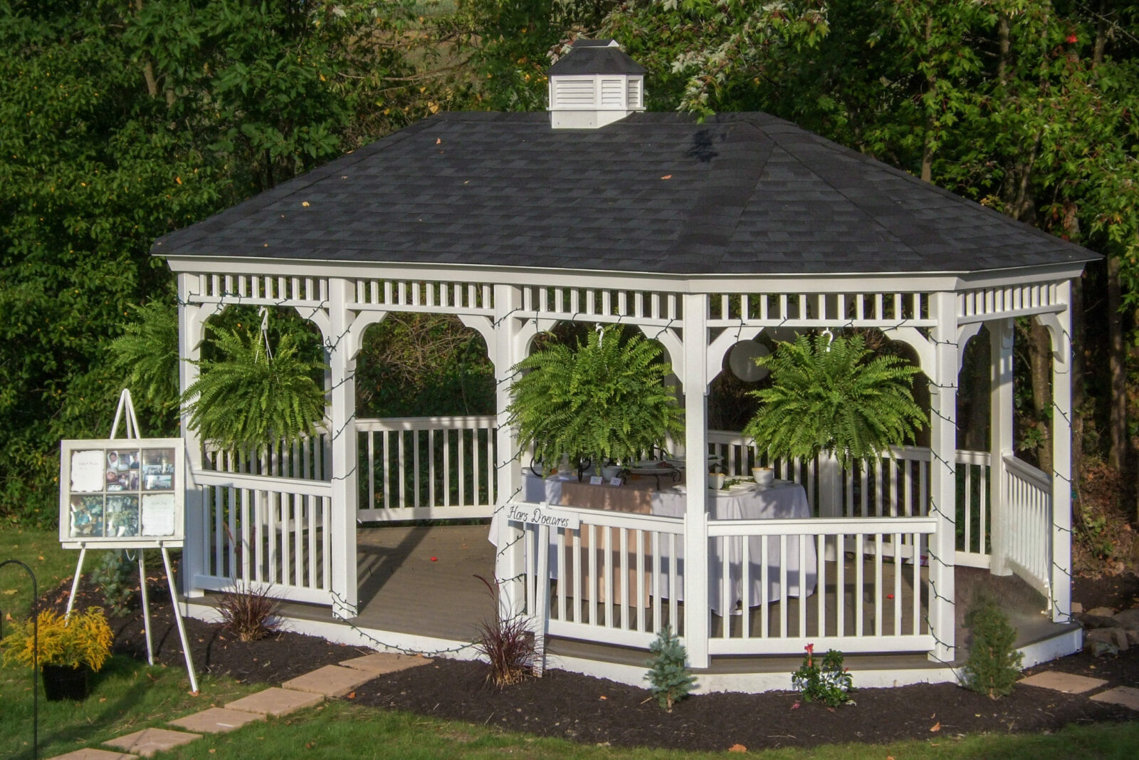 beautiful backyard gazebo