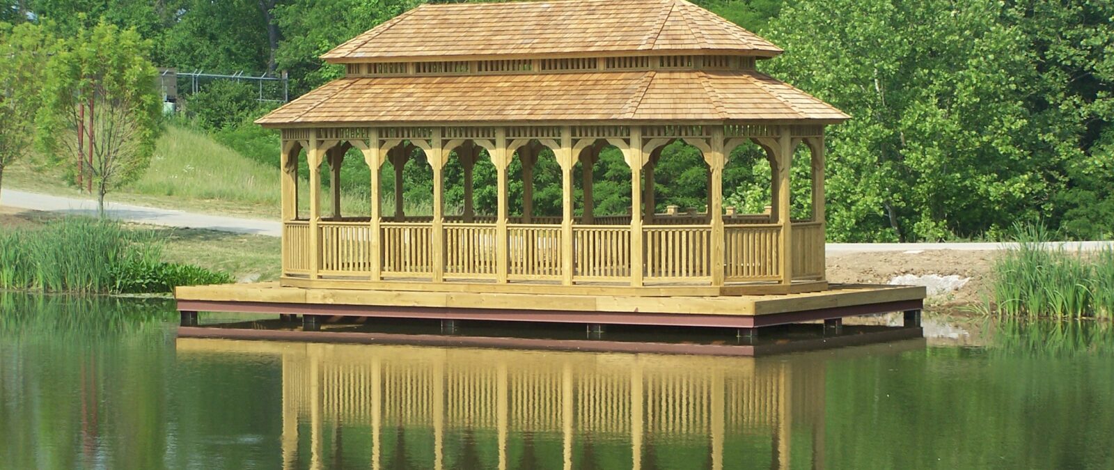 18x36 heavy timber garden gazebo